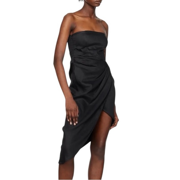 Gauge81 Black Strapless Dress - Picture 4 of 4